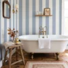 Azul Empolvado + Blanco Lino