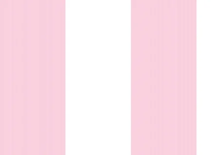 Muestra A4 de (L) Della, rayas, Rosa Rubor y Blanco