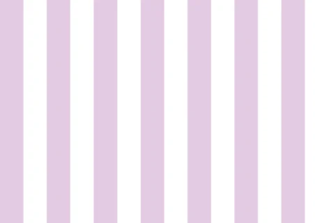 Muestra A4 de (S) Della, rayas, Lavanda y Blanco