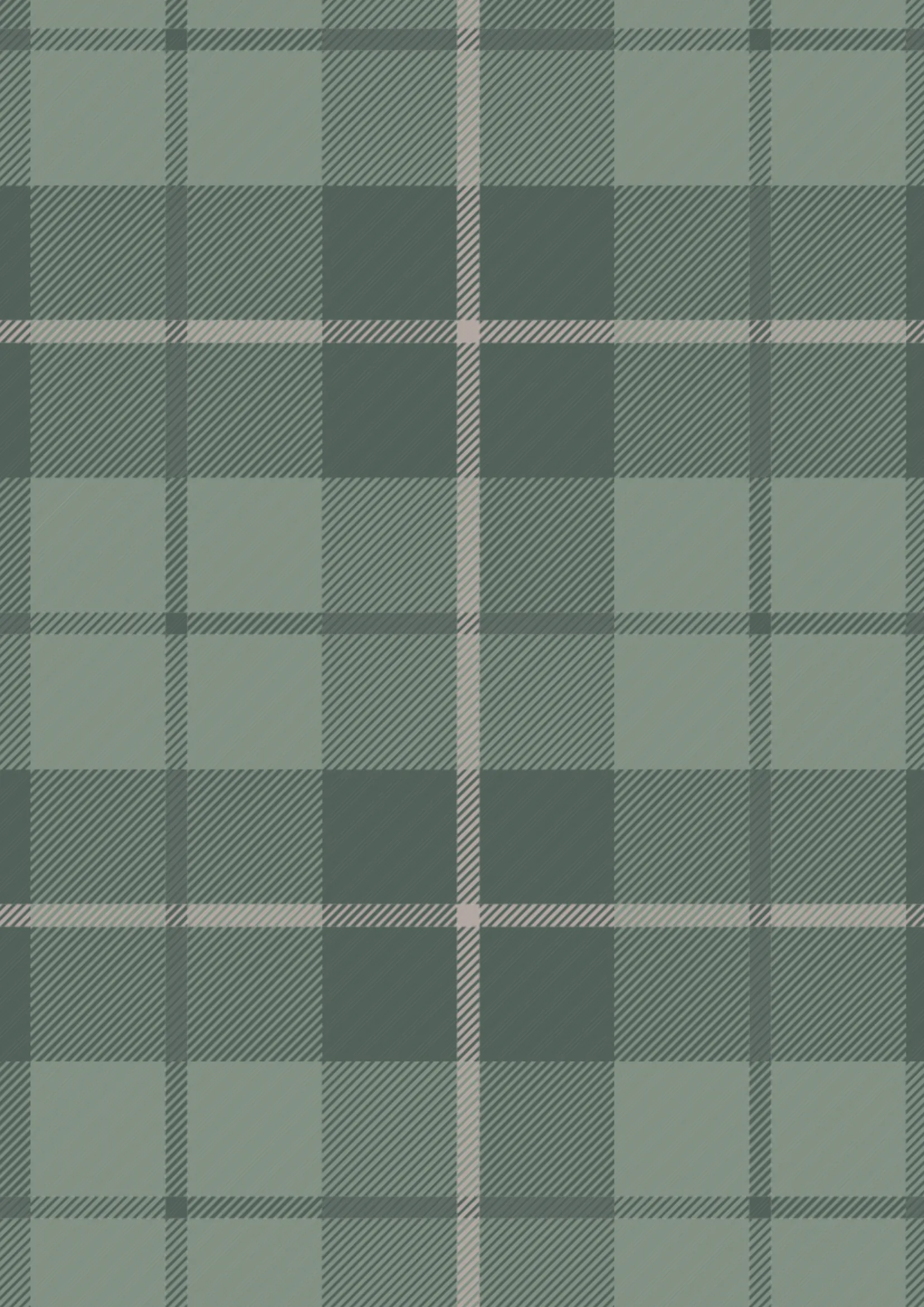 (S) Oscar, tartán, Verde Bosque y Gris